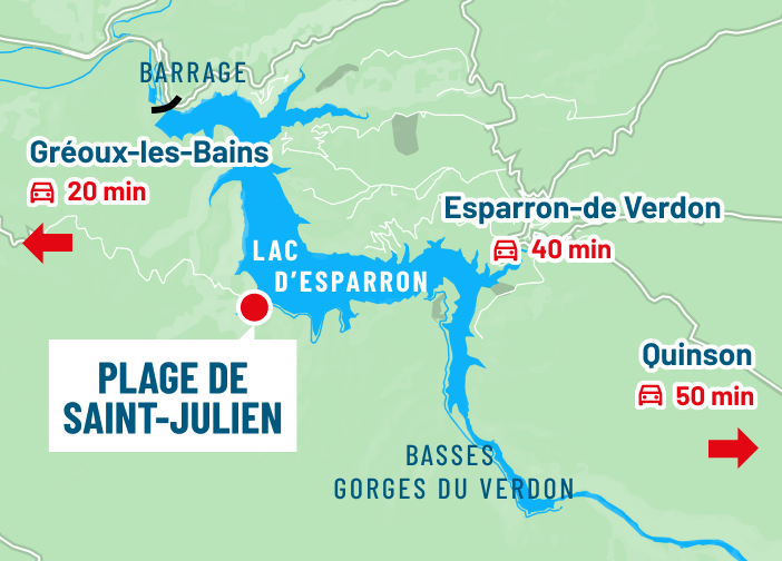carte Gréoux-les-Bains