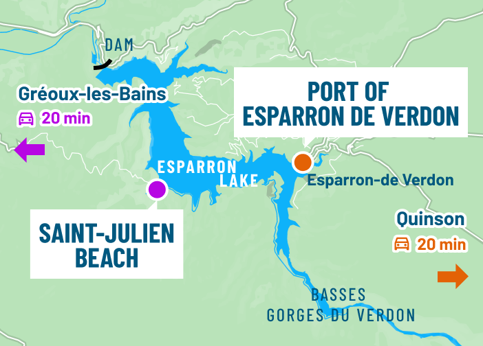 carte Esparron